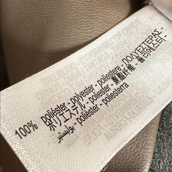 Zara Chocolate Brown Faux Leather Micro Skort - Picture 7 of 7